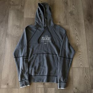 Nike Sportswear Club French Terry Pullover Gray Medium Hoodie Sweatsuit